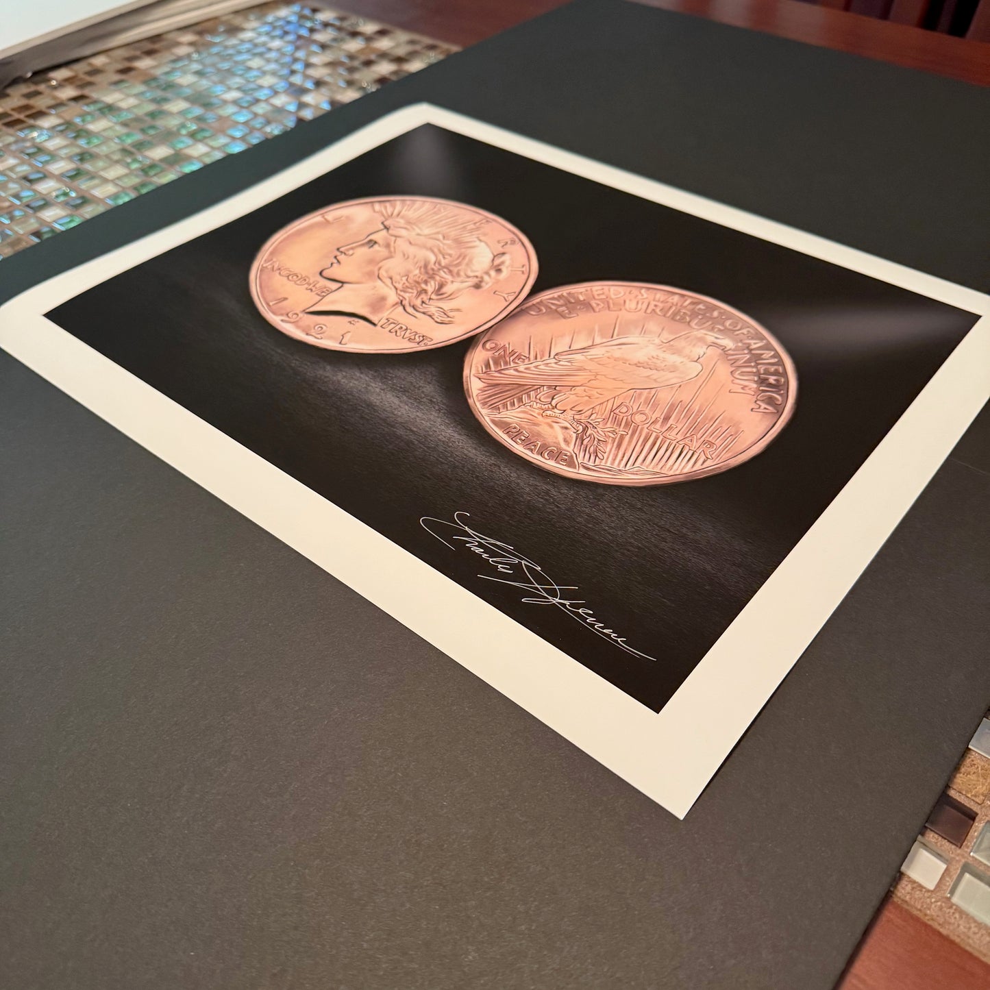 1921 Peace Dollar Fine Art Print (Hand-Signed by Artist)