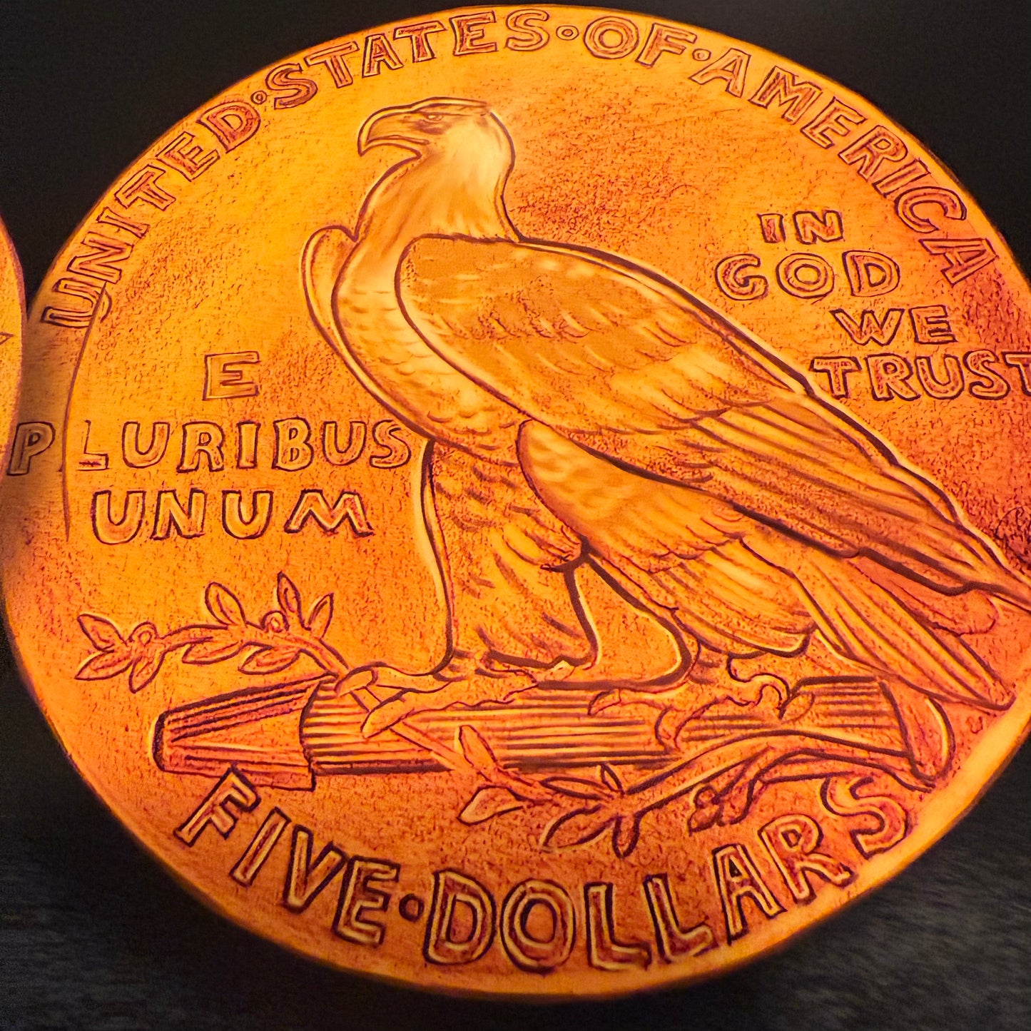 1909 $5 Indian Head Half Eagle Fine Art Print