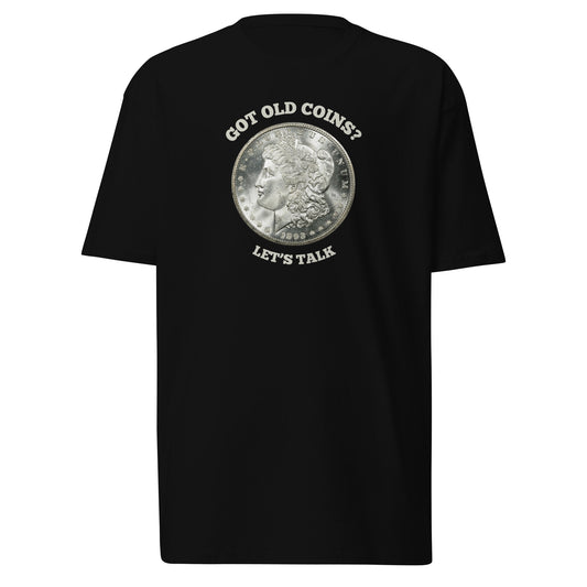 Morgan Silver Dollar - Got Old Coins - Men’s Premium T-Shirt (Front & Back)