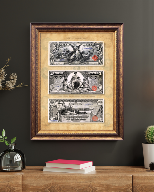 The 1896 U.S. Educational Series Silver Certificate Art Print (Hand-Signed by Artist)